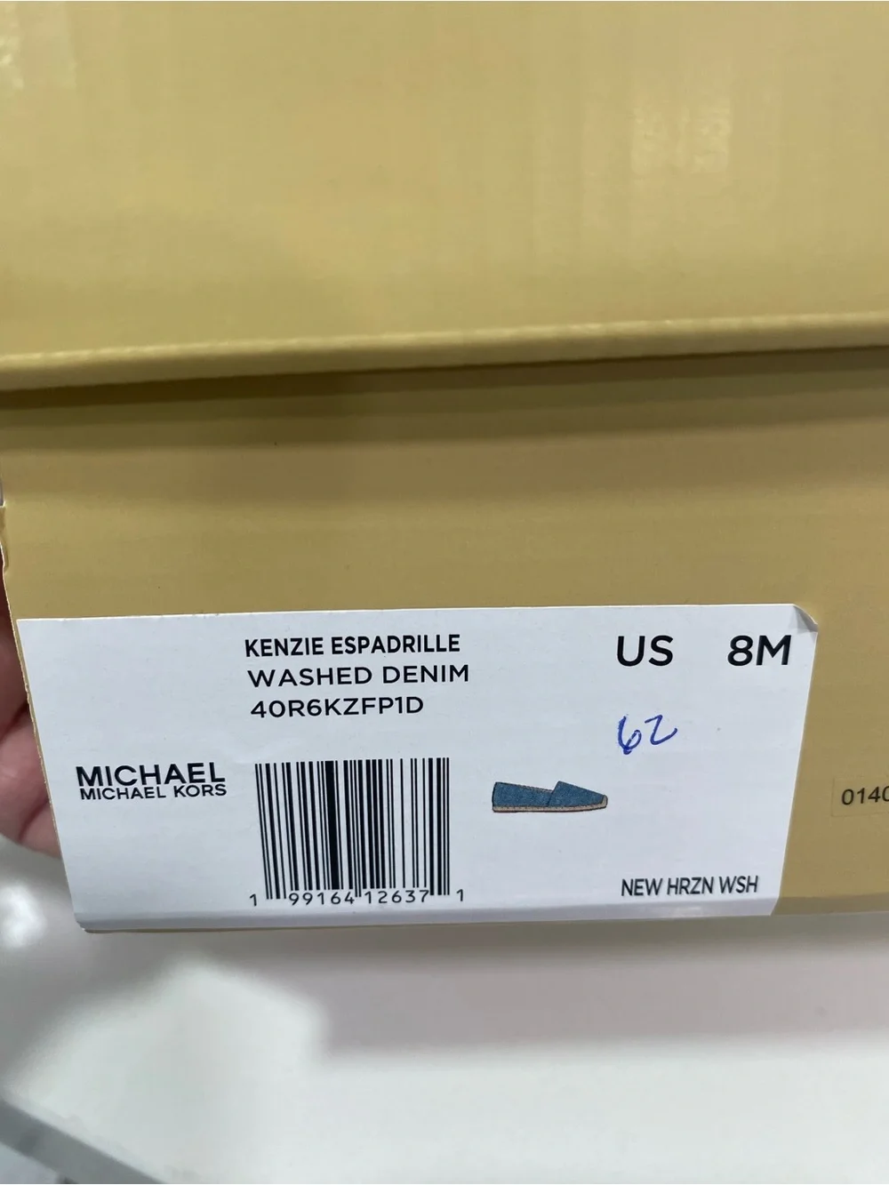 Michael Kors Denim Slip-On Espadrilles in Blue and Natural